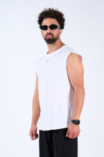 Sleeveless Tee White - Image 3