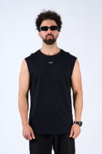 Sleeveless Tee Black - Image 4
