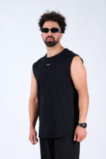 Sleeveless Tee Black - Image 5