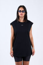 Sleeveless Tee Black - Image 2