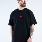 Oversized  Tee  Fuchsia Logo