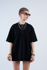 Oversized T shirt Black Logo - Image 4